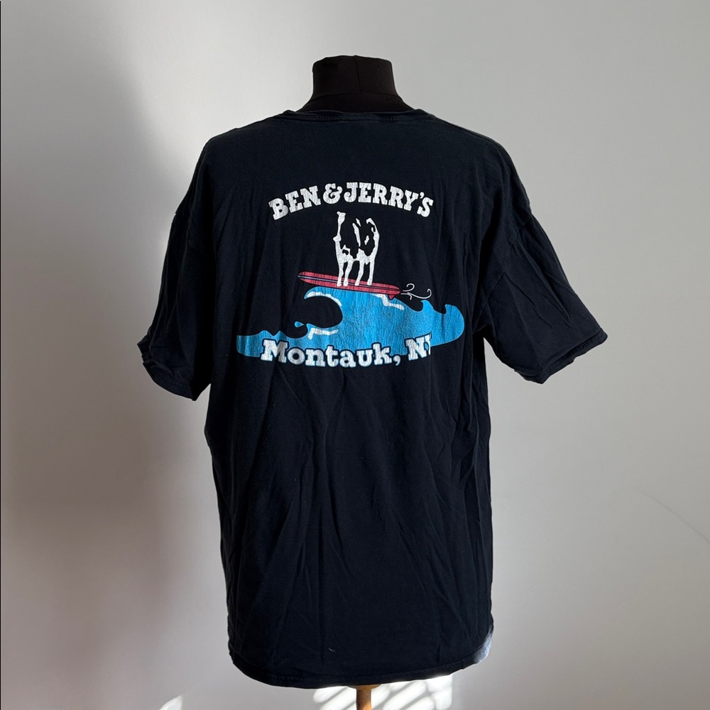 Ben & Jerry’s Montauk tshirt cow Hamptons shirt XL L men women unisex
